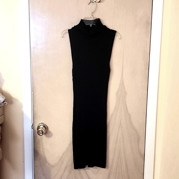 bebe Dresses & Skirts - Bebe high neck,backless stretchy dress size M
